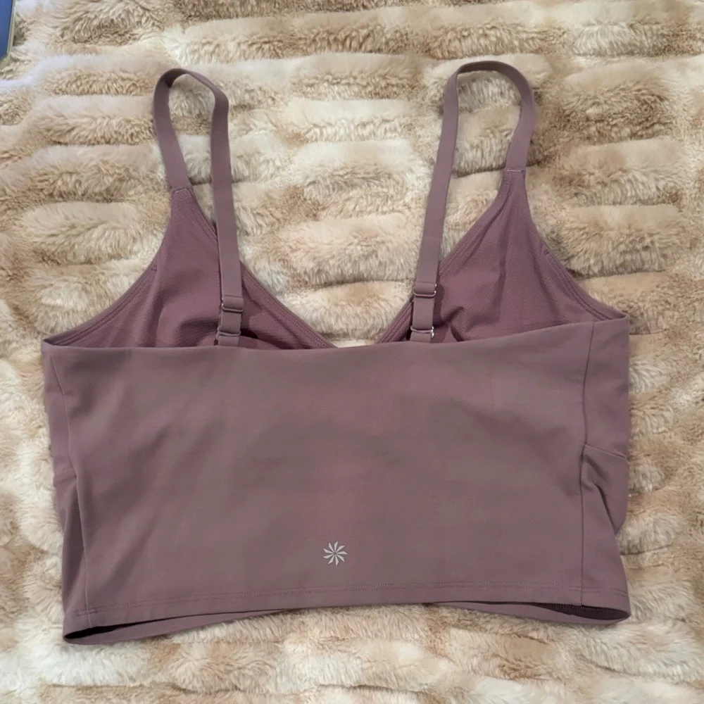 Mauve sports bra